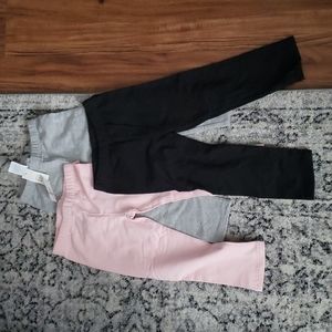3 pairs Gap straight leg leggings